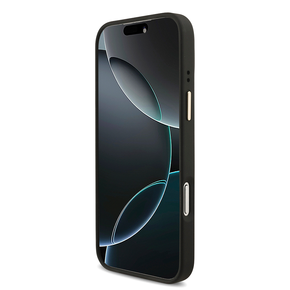 Apple iPhone 17 Pro Max Kılıf Guess Orjinal Lisanslı 4G Büyük Metal Logolu Kalın Askılı Kapak - 13
