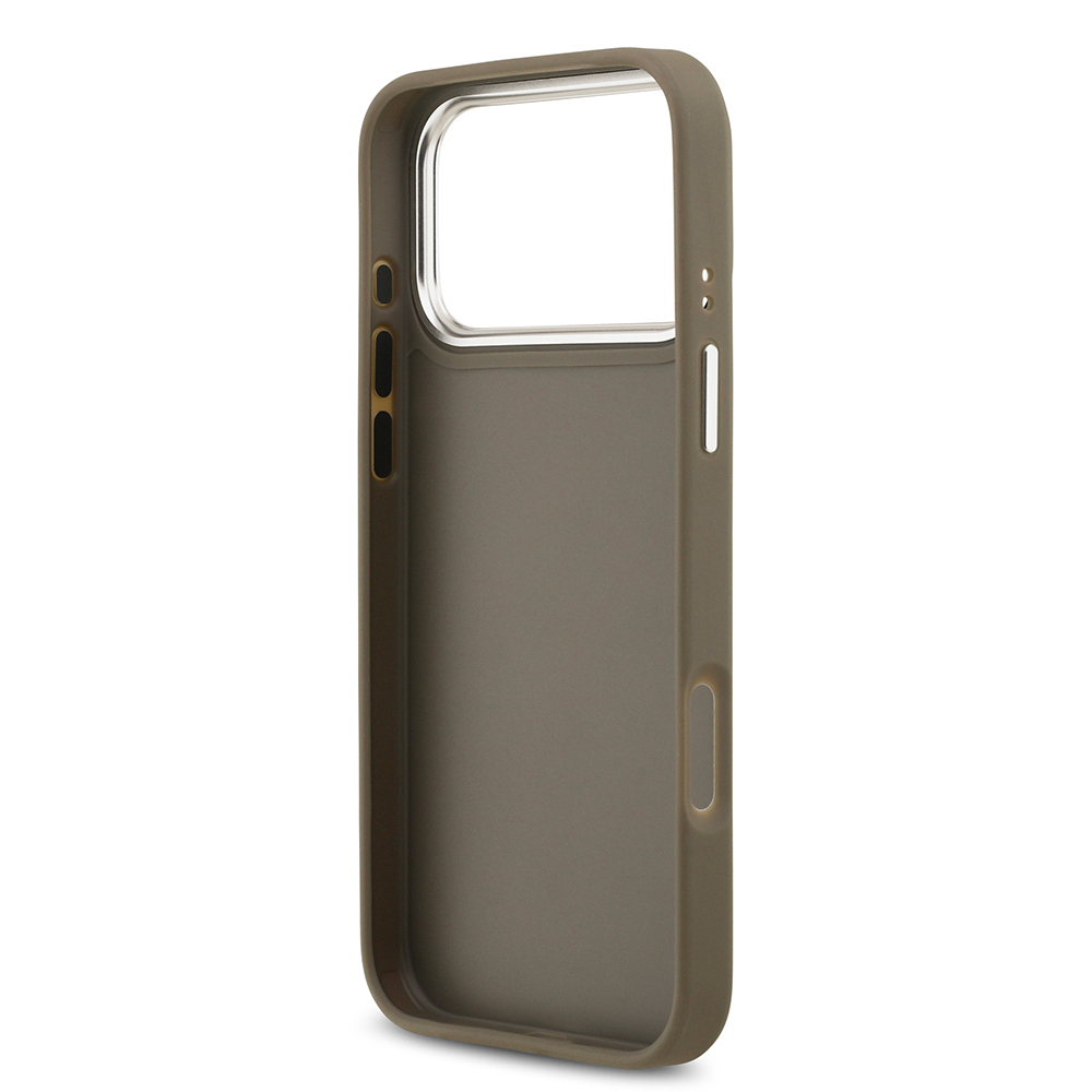 Apple iPhone 17 Pro Max Kılıf Guess Orjinal Lisanslı Grained 4G Metal Büyük Logolu Kapak - 8