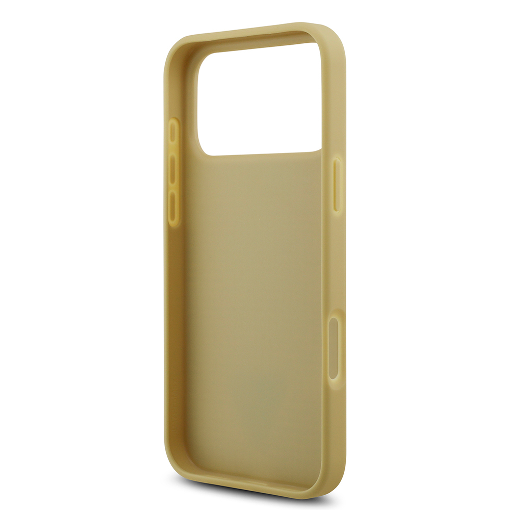 Apple iPhone 17 Pro Max Kılıf Guess Orjinal Lisanslı Taşlı Arka Yüzey Üçgen Logolu Kapak - 18