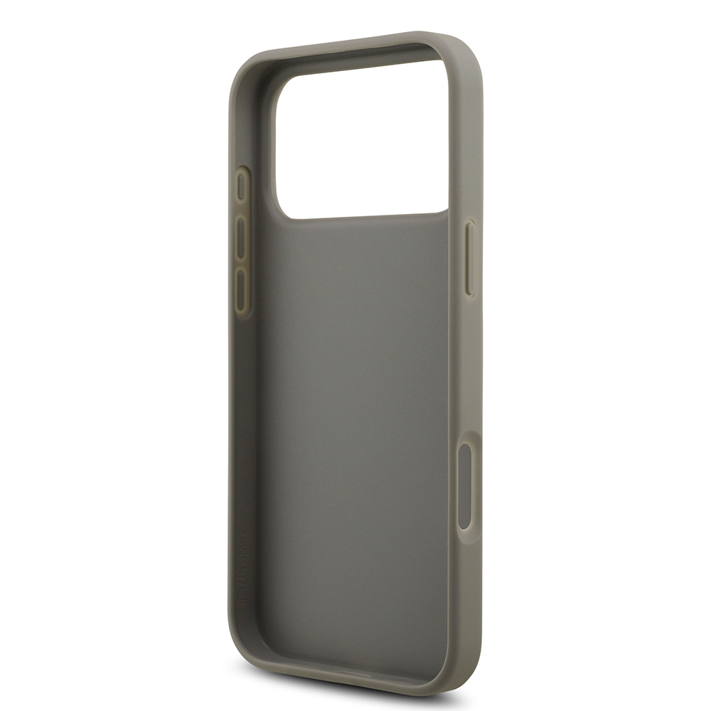 Apple iPhone 17 Pro Max Kılıf Guess Orjinal Lisanslı Taşlı Arka Yüzey Üçgen Logolu Kapak - 32