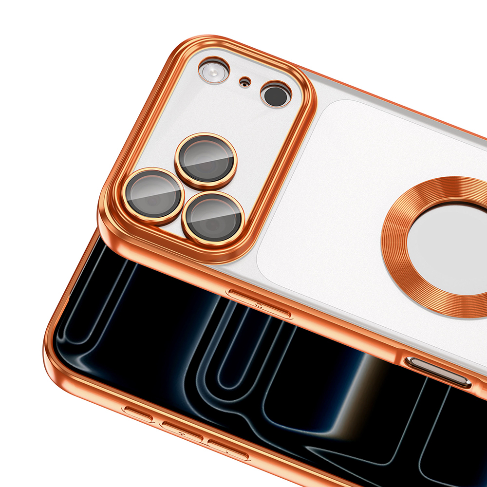 Apple iPhone 17 Pro Max Kılıf Kamera Korumalı Logo Gösteren Zore Omega Kapak - 14