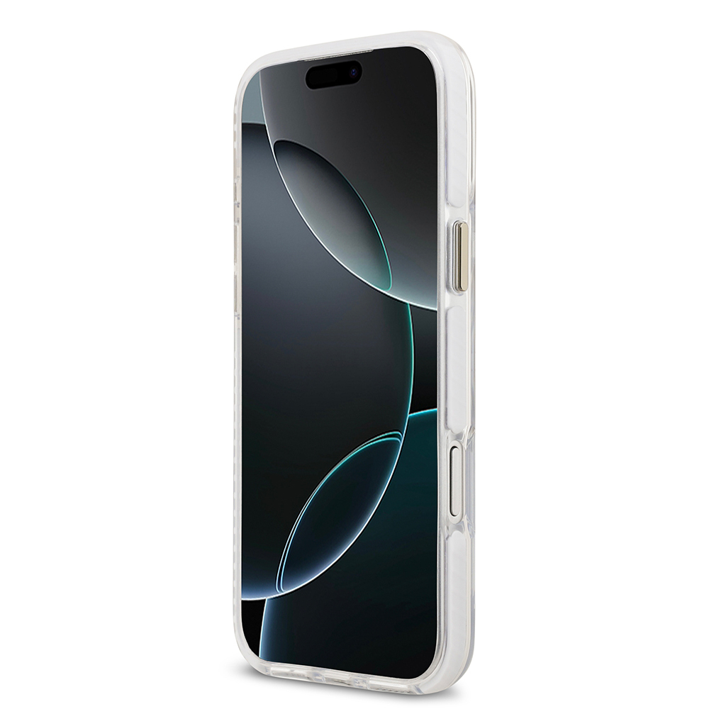 Apple iPhone 17 Pro Max Kılıf Lacoste Orjinal Lisanslı M-safe Şarj Özellikli Gold Timsah Logolu Buzlu Kapak - 20