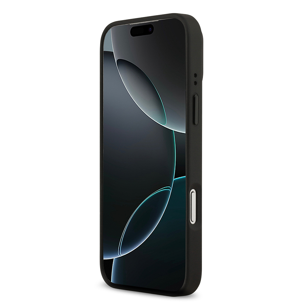 Apple iPhone 17 Pro Max Kılıf Lacoste Orjinal Lisanslı M-safe Şarj Özellikli Standlı PU Deri Karışık Monogram Desenli Kapak - 6