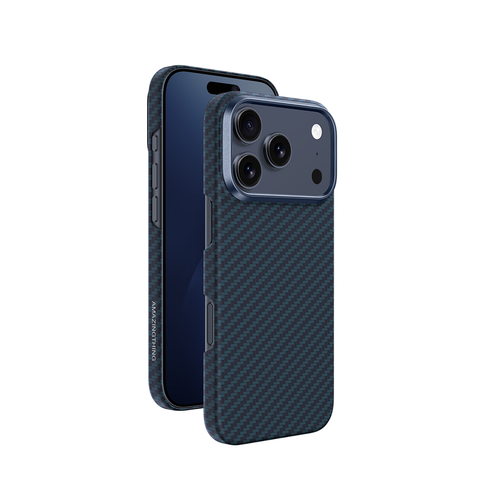 Apple iPhone 17 Pro Max Kılıf M-safe Şarj Özellikli 1500D Aramid Fiber Amazingthing Titan Max Serisi Kapak - 4