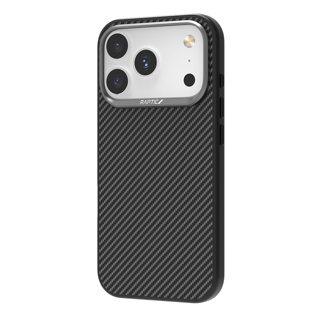 Apple iPhone 17 Pro Max Kılıf M-safe Şarj Özellikli 600D Metal Kamera Çerçeveli Raptic Aramid Fiber Serisi Kapak - 5