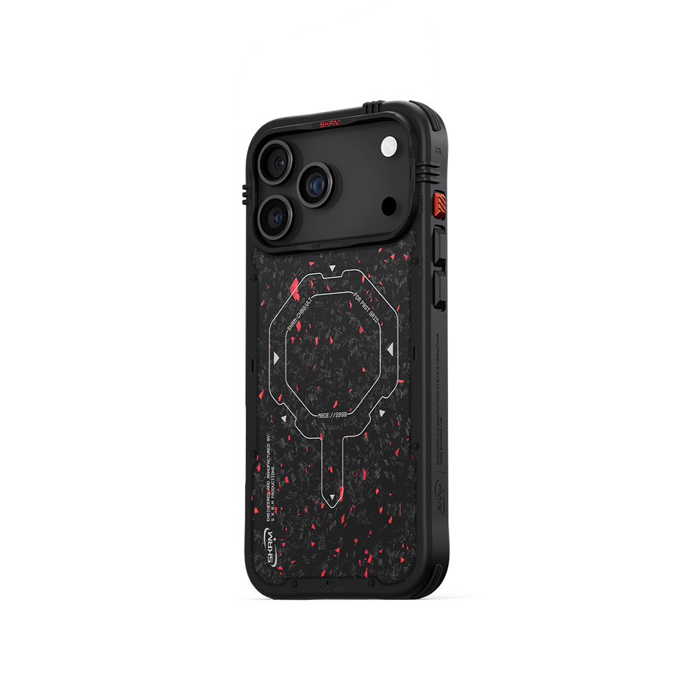Apple iPhone 17 Pro Max Kılıf M-safe Şarj Özellikli Airbag Tasarımlı Skinarma Vektor Kapak - 5