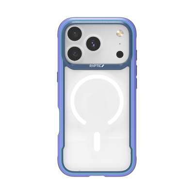 Apple iPhone 17 Pro Max Kılıf M-safe Şarj Özellikli Airbagli Raptic Shield Serisi Şeffaf Arka Yüzey Kapak Colorful