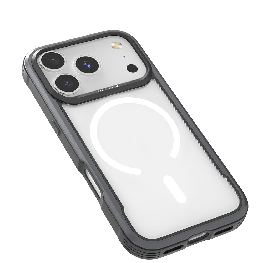 Apple iPhone 17 Pro Max Kılıf M-safe Şarj Özellikli Airbagli Raptic Shield Serisi Şeffaf Arka Yüzey Kapak - 6