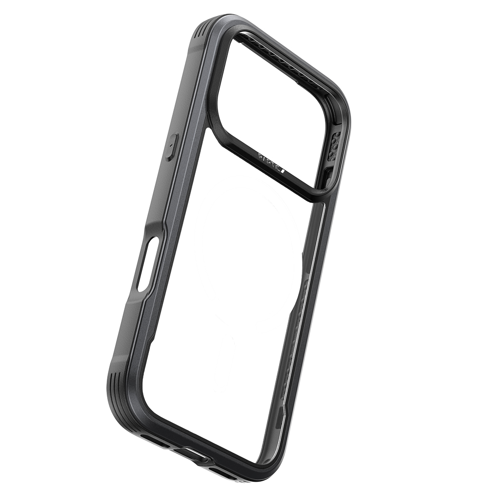 Apple iPhone 17 Pro Max Kılıf M-safe Şarj Özellikli Airbagli Raptic Shield Serisi Şeffaf Arka Yüzey Kapak - 12