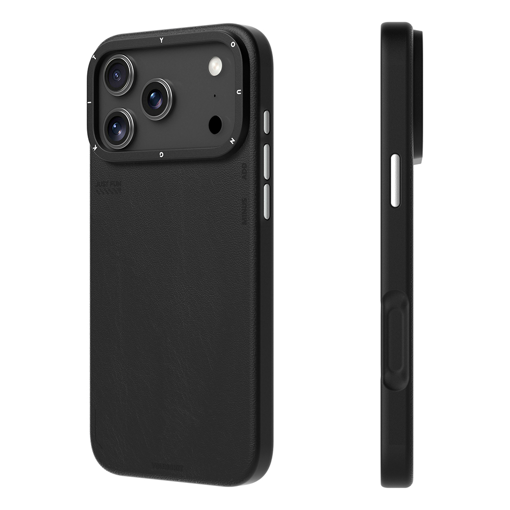 Apple iPhone 17 Pro Max Kılıf M-safe Şarj Özellikli Basit Mat Deri Desenli Youngkit Tech Fashion Serisi Kapak - 10