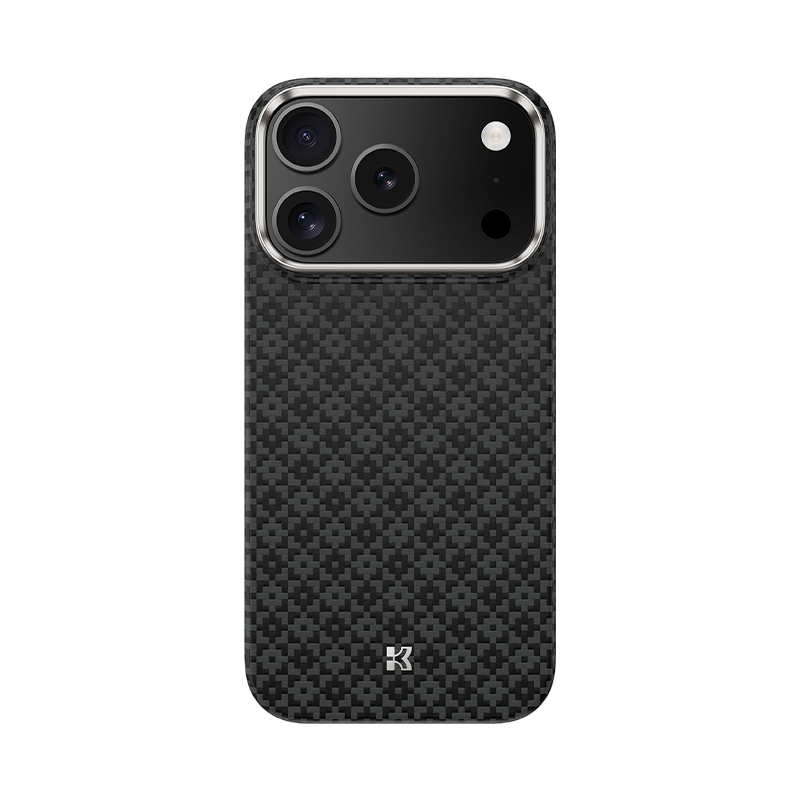 Apple iPhone 17 Pro Max Kılıf M-Safe Şarj Özellikli Benks ArmorAir ArmorGrid Serisi Kevlar Kapak - 3
