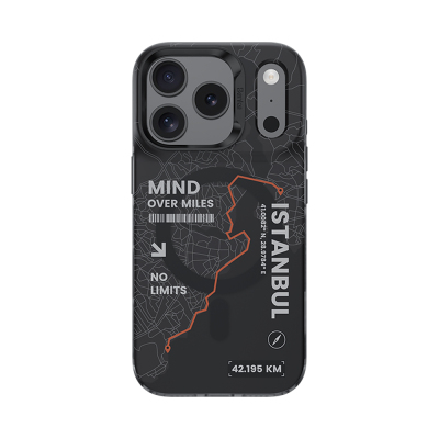 Apple iPhone 17 Pro Max Kılıf M-safe Şarj Özellikli Benks City Serisi Kapak Siyah-Turuncu
