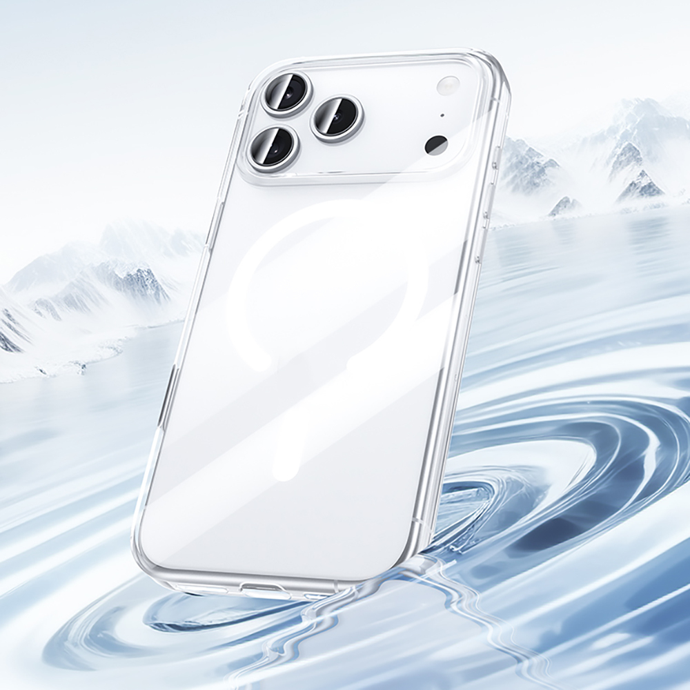Apple iPhone 17 Pro Max Kılıf M-safe Şarj Özellikli Benks ​​​​​​Crystal Serisi Şeffaf Kapak - 8