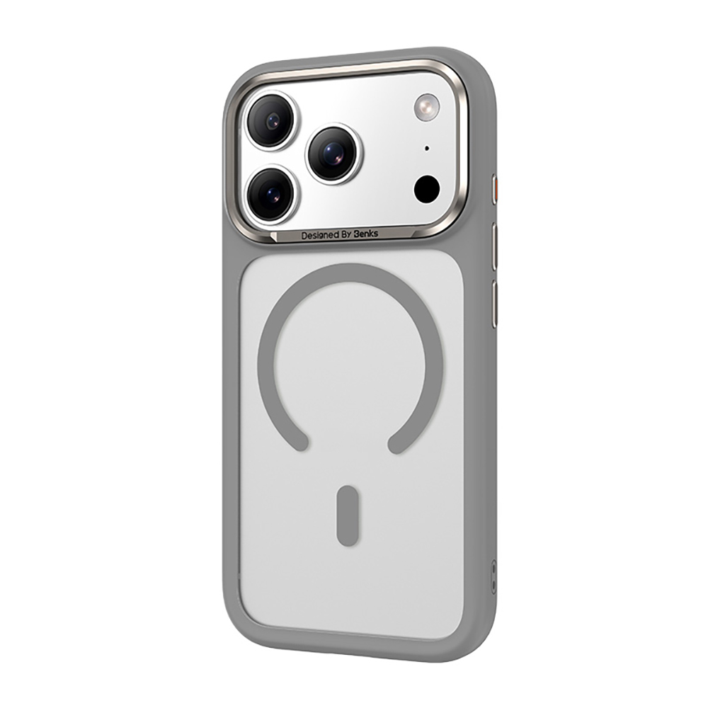 Apple iPhone 17 Pro Max Kılıf M-Safe Şarj Özellikli Benks Mist C-Magnet Kapak - 9