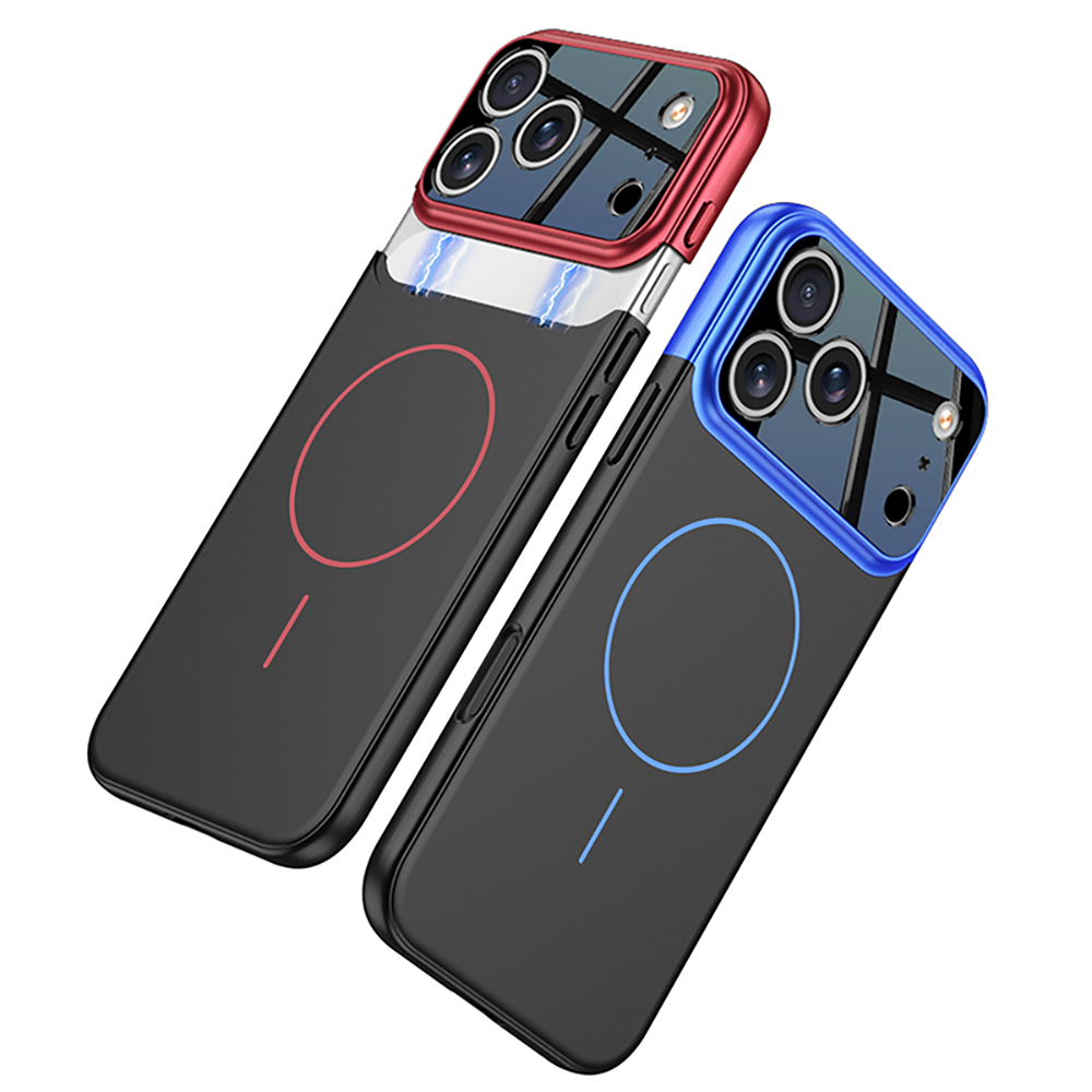 Apple iPhone 17 Pro Max Kılıf M-safe Şarj Özellikli Çift Parçalı Zore Napoli Kapak - 15