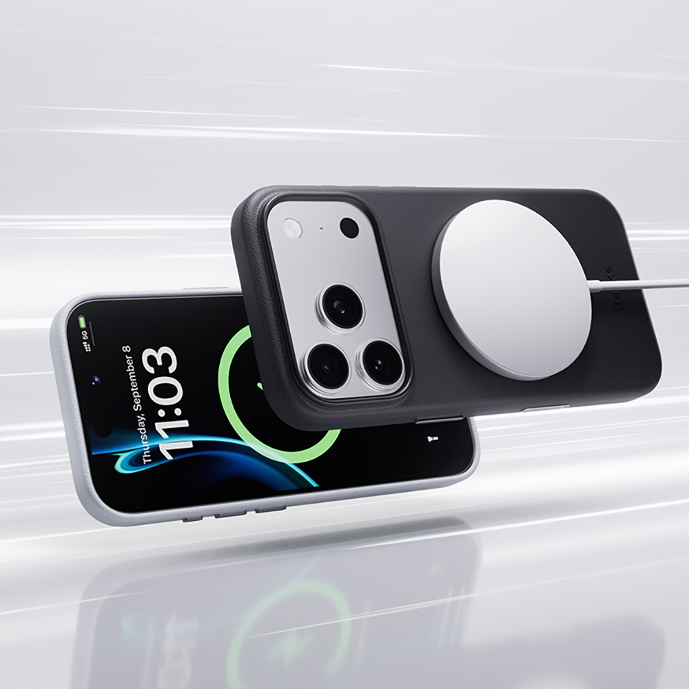 Apple iPhone 17 Pro Max Kılıf M-safe Şarj Özellikli Çizilmeye Dayanıklı Benks VitaPro Serisi PU Deri Kapak - 10