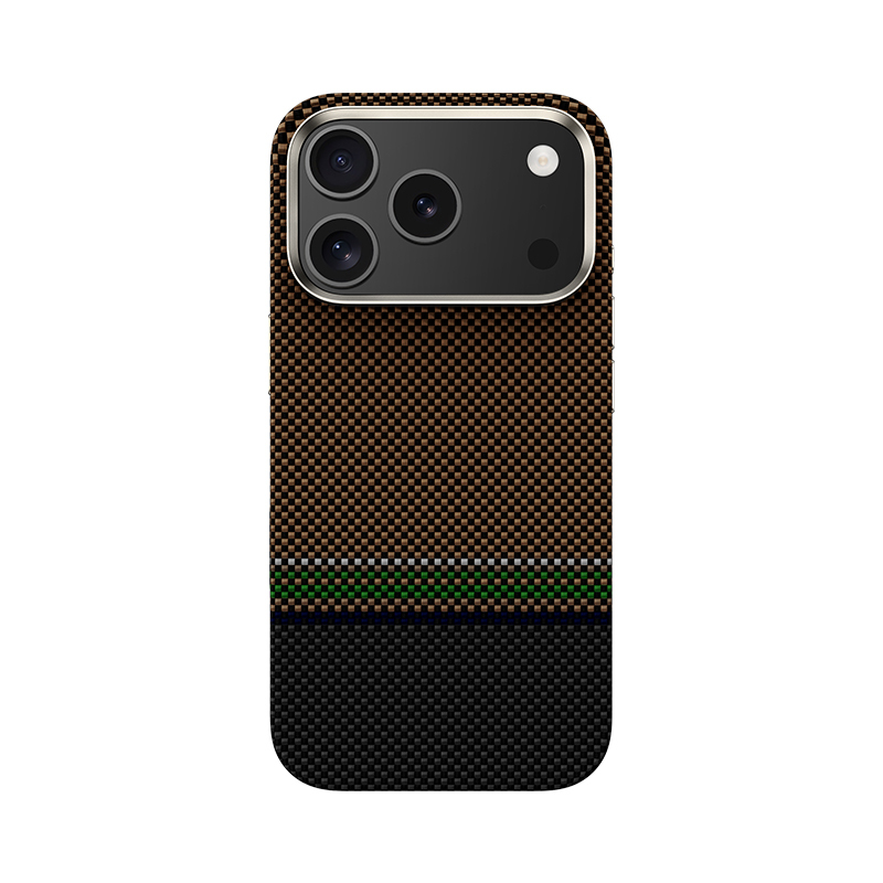 Apple iPhone 17 Pro Max Kılıf M-safe Şarj Özellikli Karbon Fiber Tasarımlı Benks Prestige ArmorPro Kevlar Kapak - 1