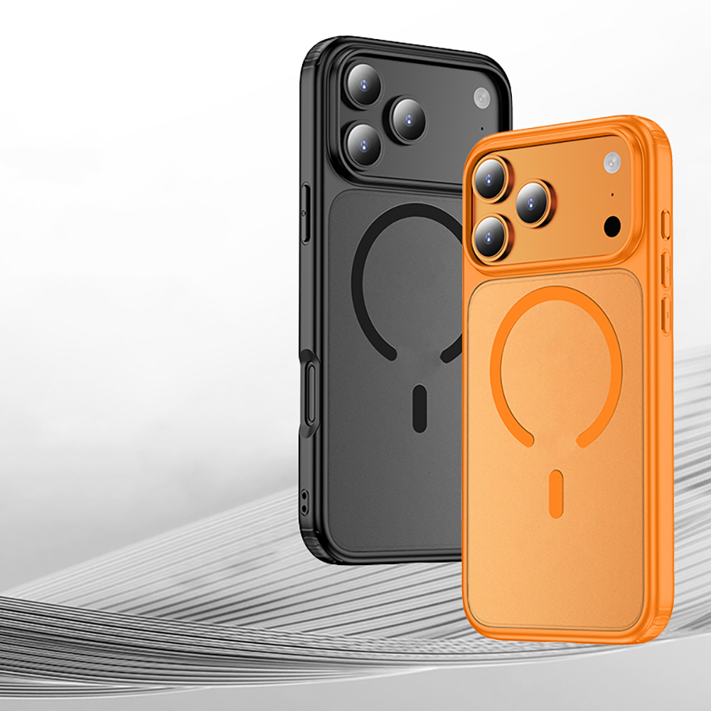 Apple iPhone 17 Pro Max Kılıf M-safe Şarj Özellikli Mat Arka Yüzey Wlons Lola Kapak - 14