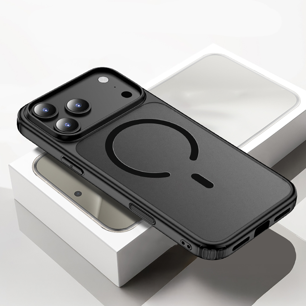 Apple iPhone 17 Pro Max Kılıf M-safe Şarj Özellikli Mat Arka Yüzey Wlons Lola Kapak - 6