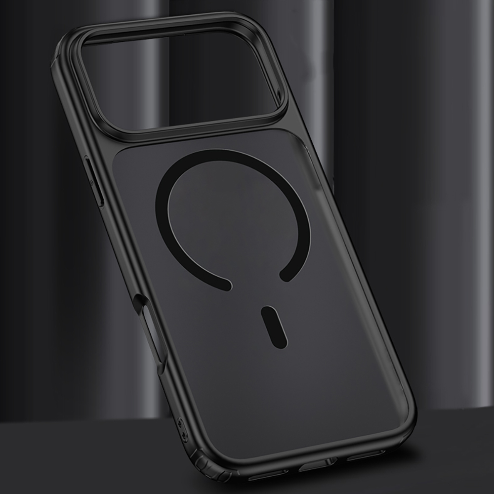 Apple iPhone 17 Pro Max Kılıf M-safe Şarj Özellikli Mat Arka Yüzey Wlons Lola Kapak - 9