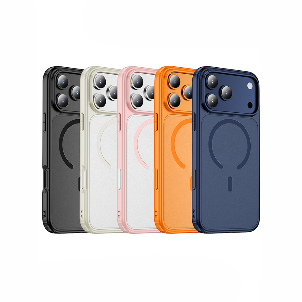 Apple iPhone 17 Pro Max Kılıf M-safe Şarj Özellikli Mat Arka Yüzey Wlons Lola Kapak - 15