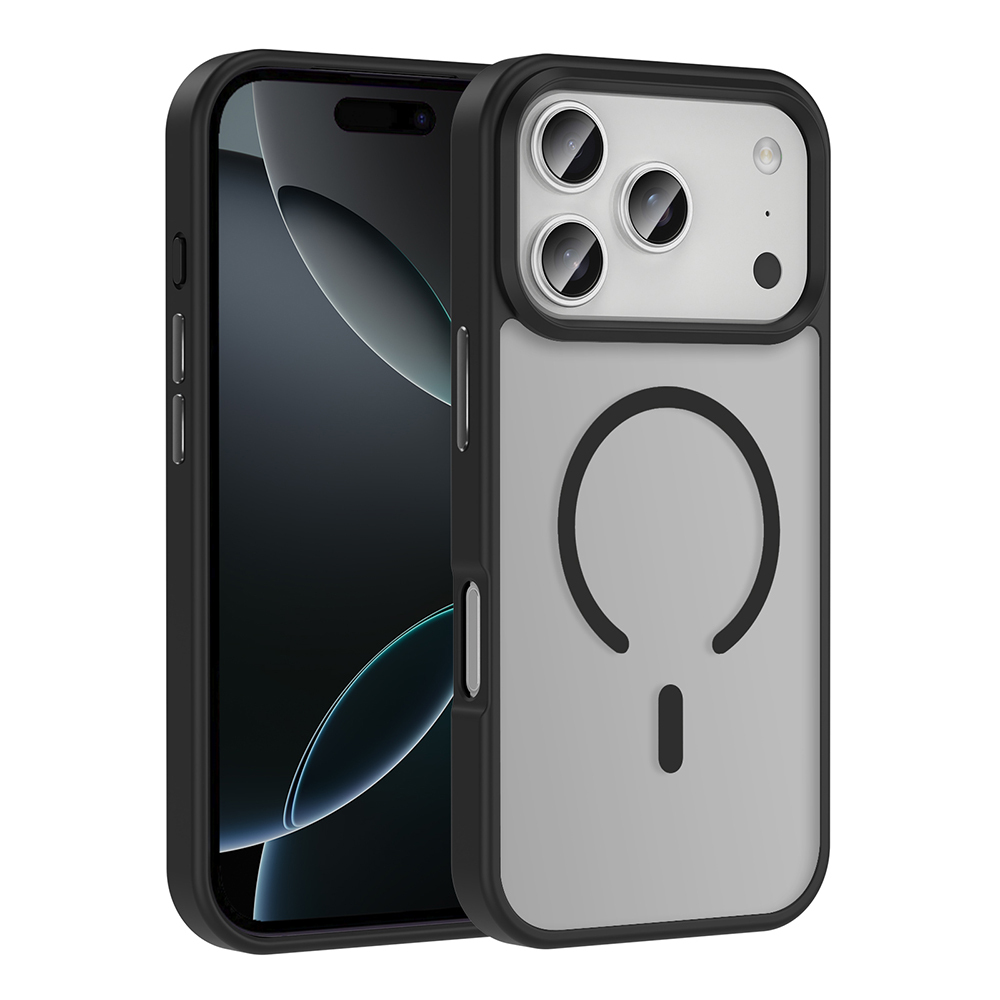 Apple iPhone 17 Pro Max Kılıf M-safe Şarj Özellikli Mat Arka Yüzey Zore Sio Kapak - 5