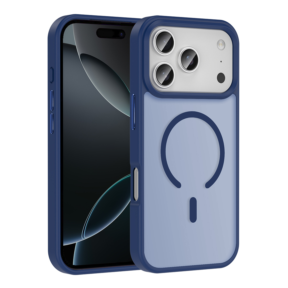 Apple iPhone 17 Pro Max Kılıf M-safe Şarj Özellikli Mat Arka Yüzey Zore Sio Kapak - 1