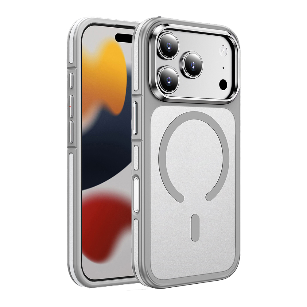 Apple iPhone 17 Pro Max Kılıf M-safe Şarj Özellikli Mat Görünümlü Wlons Vevo Kapak - 4