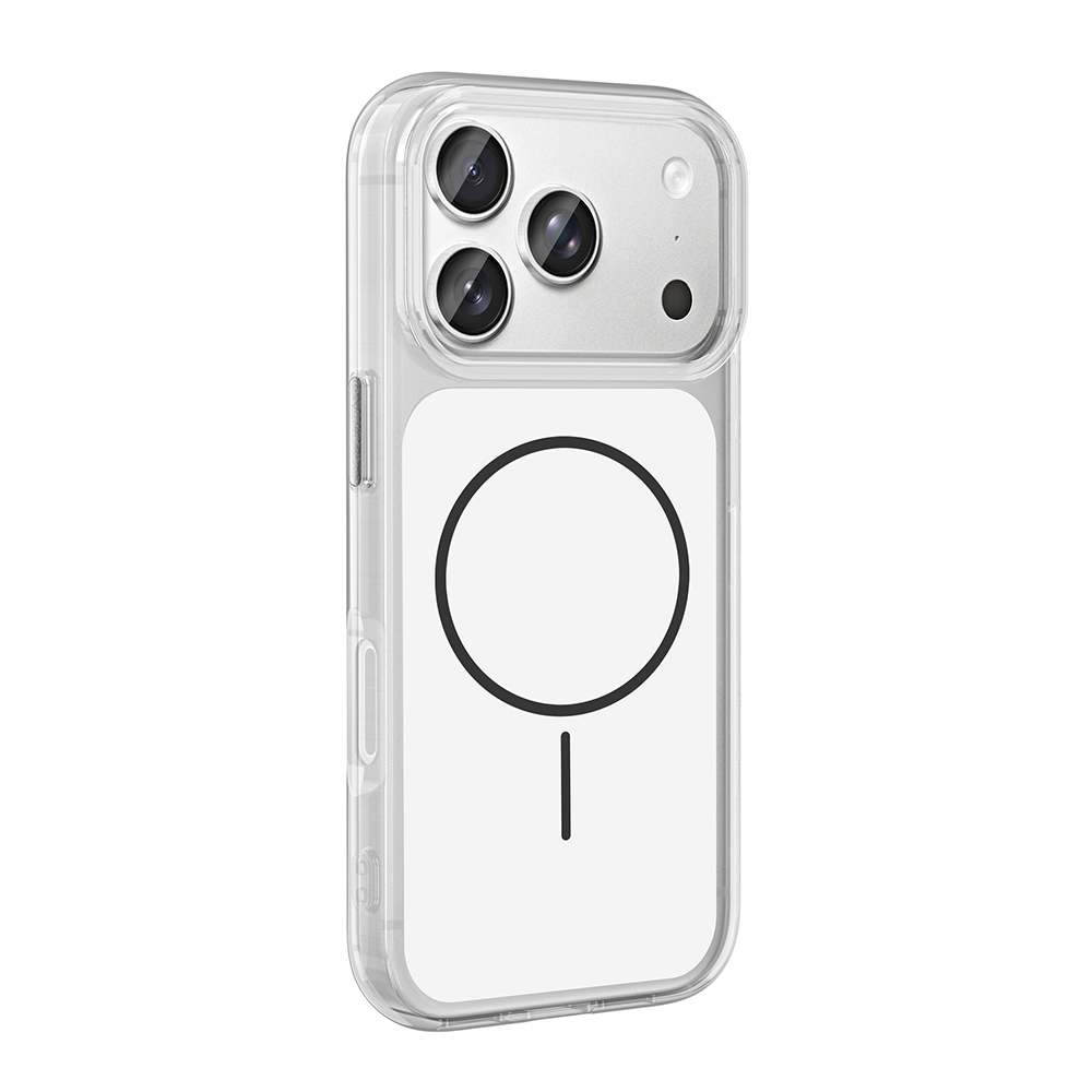 Apple iPhone 17 Pro Max Kılıf M-Safe Şarj Özellikli Metal Buton Tasarımlı Zore İkonik Sert Silikon Kapak - 9