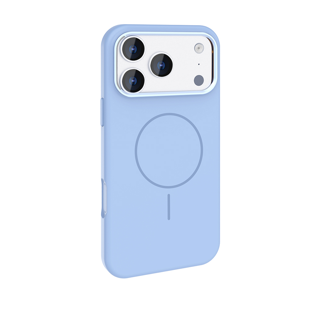 Apple iPhone 17 Pro Max Kılıf M-Safe Şarj Özellikli Metal Kamera Çerçeveli Zore Edi Silikon Kapak - 8