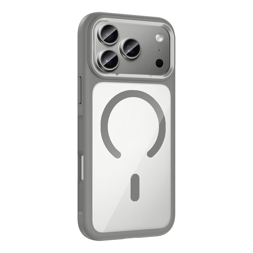 Apple iPhone 17 Pro Max Kılıf M-Safe Şarj Özellikli Metal Kamera Çerçeveli Zore Tiko Kapak - 8