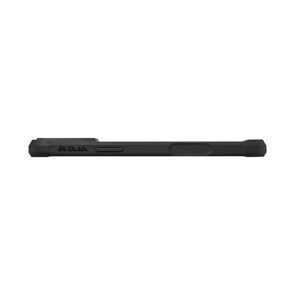 Apple iPhone 17 Pro Max Kılıf M-safe Şarj Özellikli Pitaka Aramid Pro Guard Serisi Black-Gray Kapak - 5