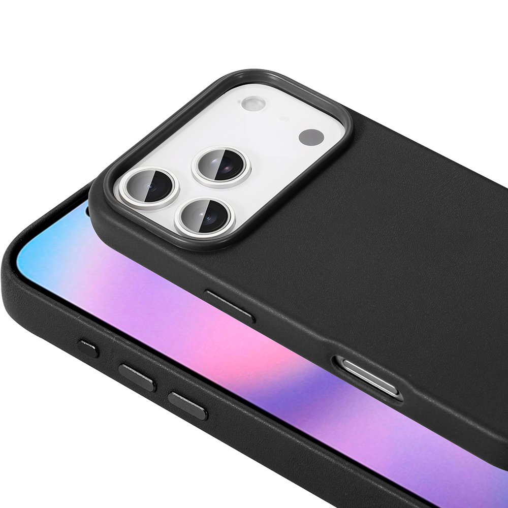 Apple iPhone 17 Pro Max Kılıf M-safe Şarj Özellikli PU Deri Görünümlü Zore Kupra Kapak - 14