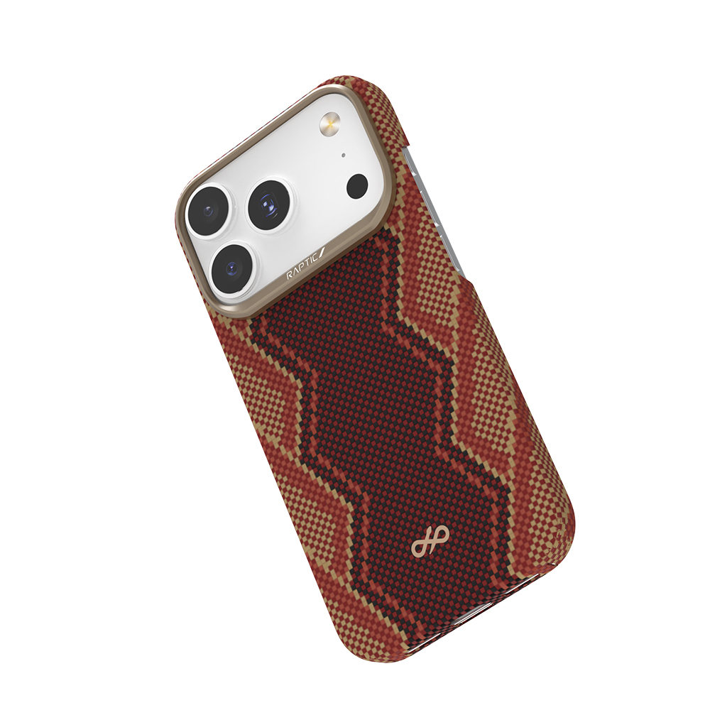 Apple iPhone 17 Pro Max Kılıf M-safe Şarj Özellikli Raptic Aramid Skin Bionic Serisi Kapak - 6