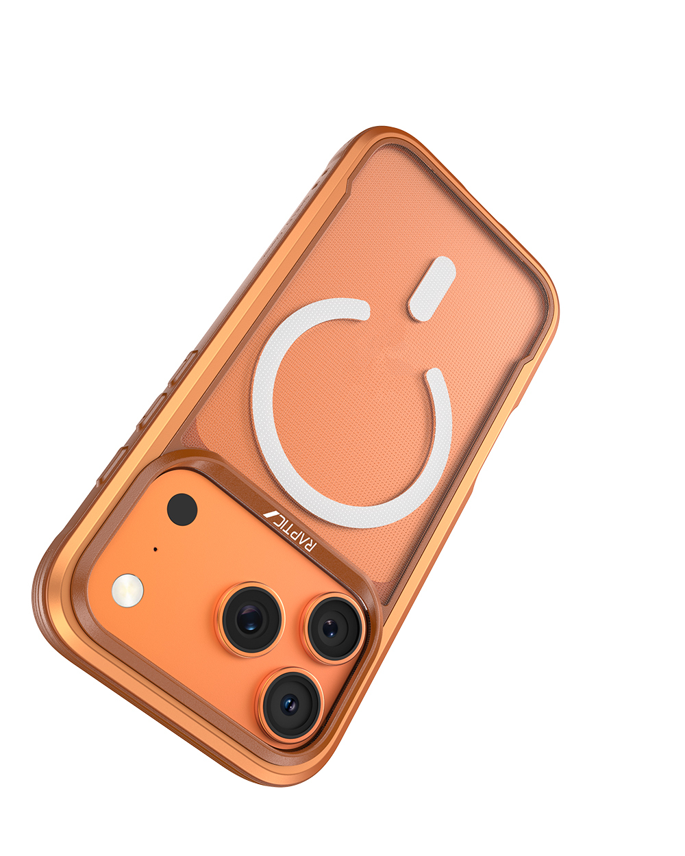 Apple iPhone 17 Pro Max Kılıf M-safe Şarj Özellikli Raptic Shield Classic Serisi Şeffaf Arka Yüzey C-Magnet Kapak - 5