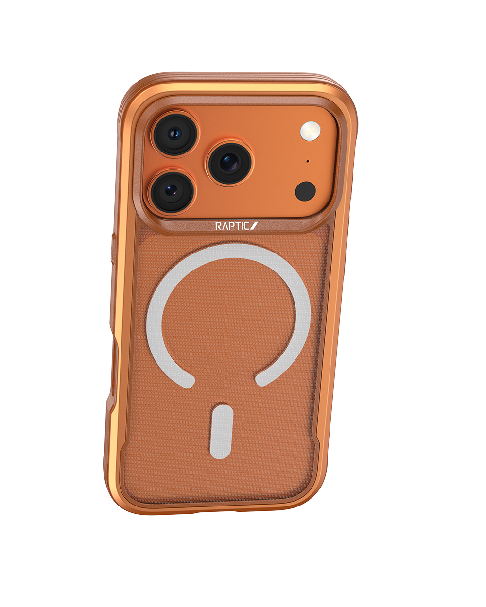 Apple iPhone 17 Pro Max Kılıf M-safe Şarj Özellikli Raptic Shield Classic Serisi Şeffaf Arka Yüzey C-Magnet Kapak - 3