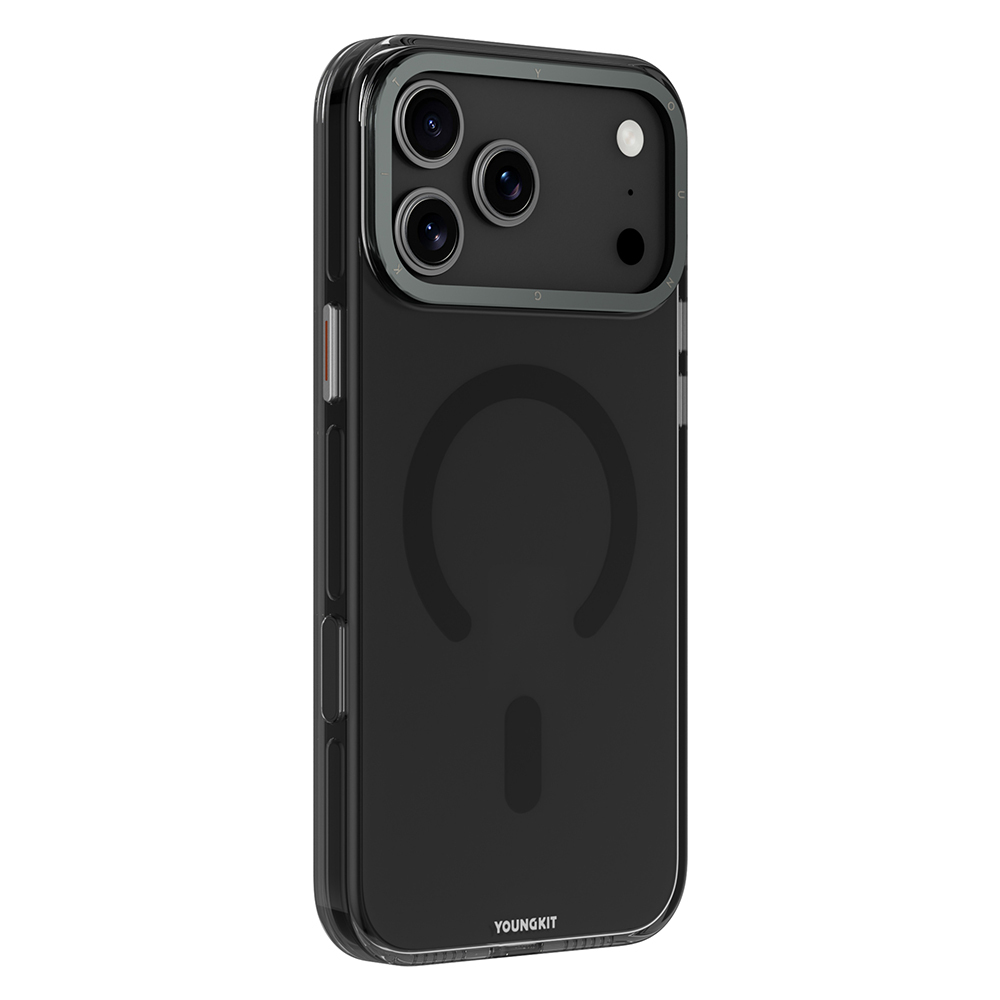Apple iPhone 17 Pro Max Kılıf M-safe Şarj Özellikli Şeffaf Youngkit Crystal Shield Serisi Kapak - 7