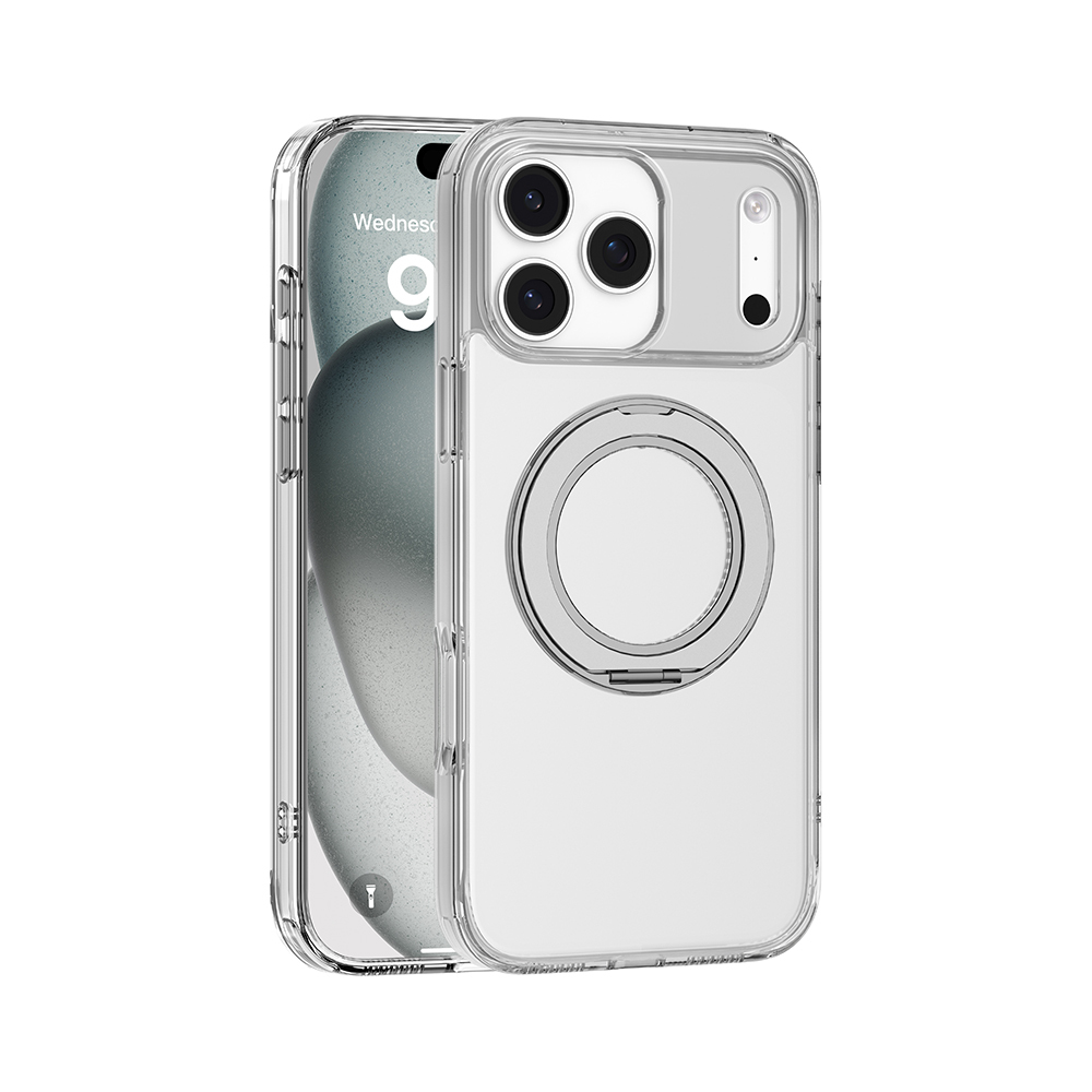 Apple iPhone 17 Pro Max Kılıf M-safe Şarj Özellikli Standlı Airbag Tasarımlı Mutural Fresh Serisi Kapak - 1