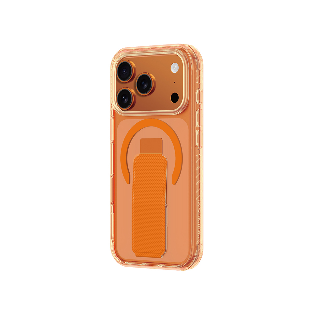 Apple iPhone 17 Pro Max Kılıf M-safe Şarj Özellikli Standlı Amazingthing Titan Pro Plus Kapak - 6