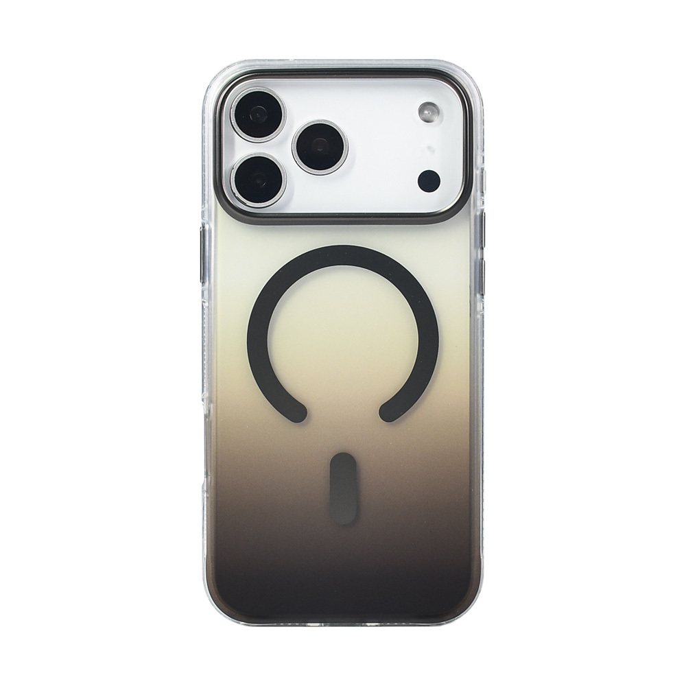 Apple iPhone 17 Pro Max Kılıf M-safe Şarj Özellikli Transparan Renk Geçişli Zore Toros Kapak - 18