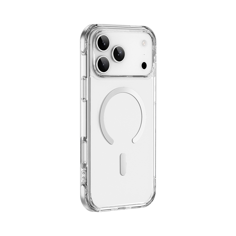 Apple iPhone 17 Pro Max Kılıf M-safe Şarj Özellikli Wiwu MCC-702 Titanyum Pro Serisi Sert PC Kapak - 4