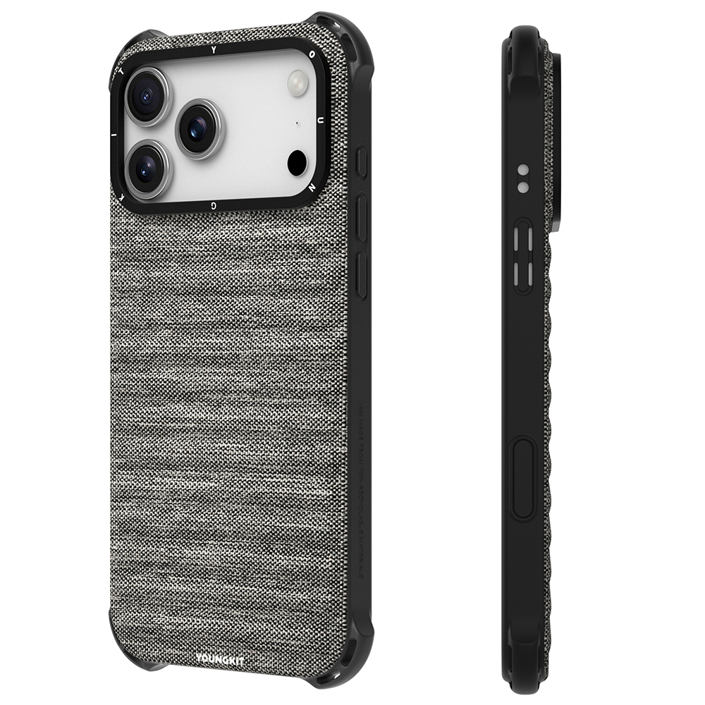 Apple iPhone 17 Pro Max Kılıf M-safe Şarj Özellikli Youngkit Canvas Serisi Kapak - 6