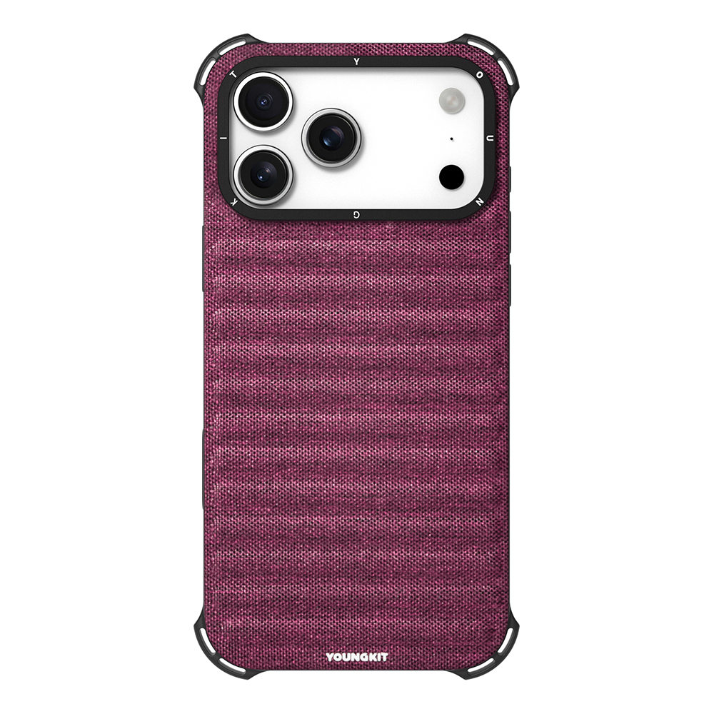 Apple iPhone 17 Pro Max Kılıf M-safe Şarj Özellikli Youngkit Canvas Serisi Kapak - 3