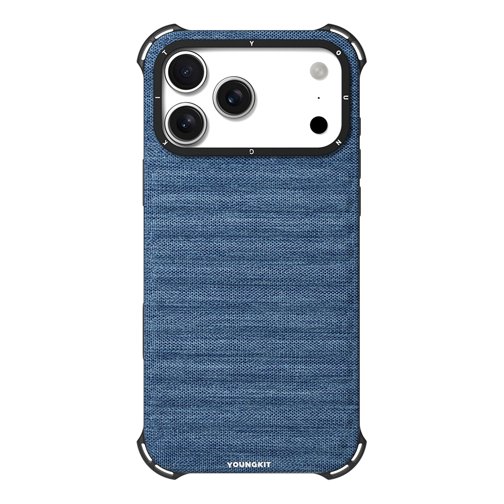 Apple iPhone 17 Pro Max Kılıf M-safe Şarj Özellikli Youngkit Canvas Serisi Kapak - 2