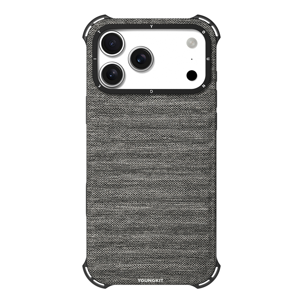 Apple iPhone 17 Pro Max Kılıf M-safe Şarj Özellikli Youngkit Canvas Serisi Kapak - 5