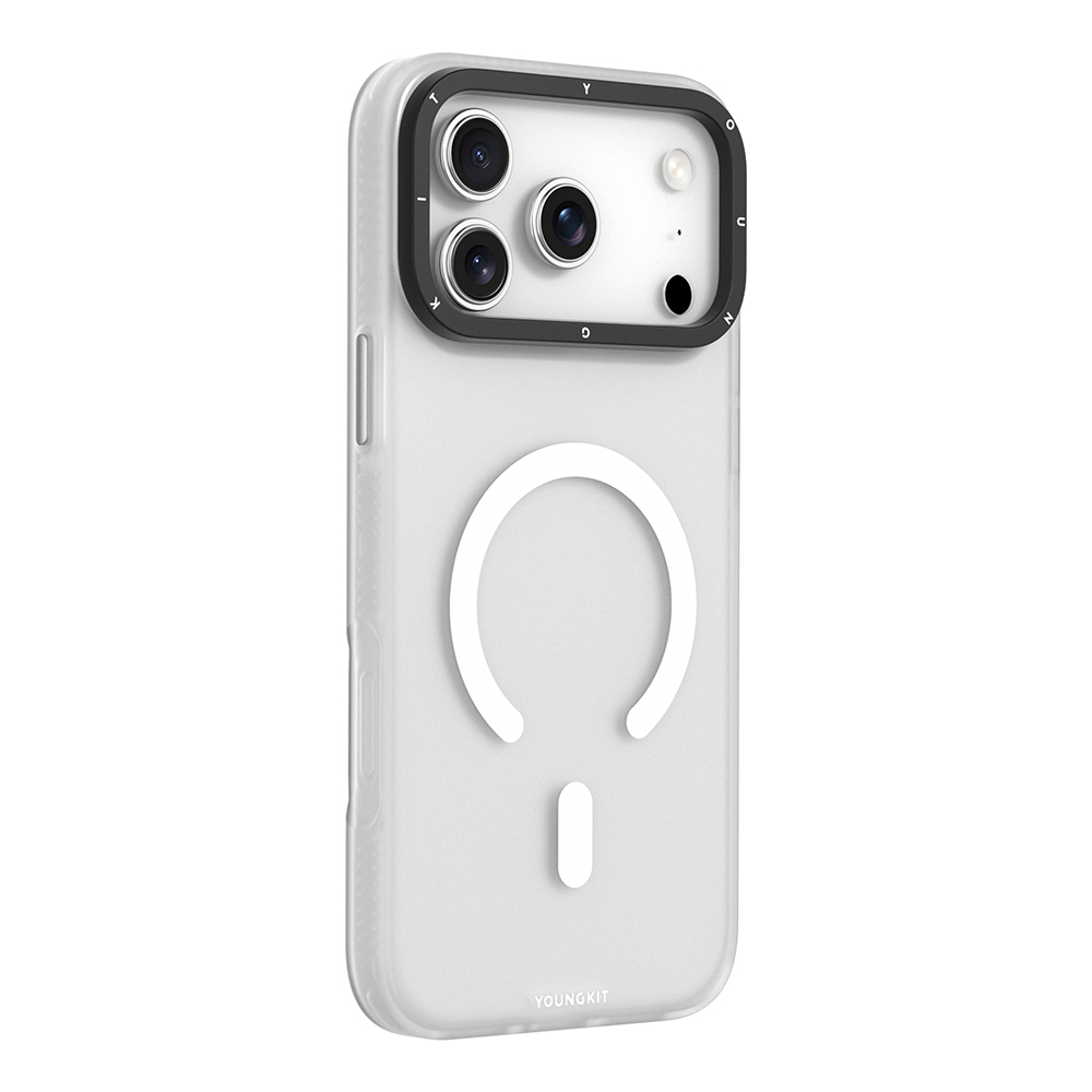 Apple iPhone 17 Pro Max Kılıf M-safe Şarj Özellikli Youngkit Hidden Sand Serisi Kapak - 6