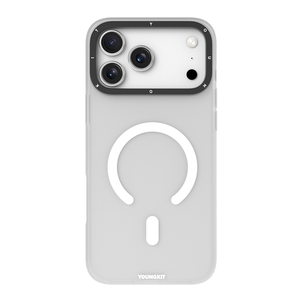 Apple iPhone 17 Pro Max Kılıf M-safe Şarj Özellikli Youngkit Hidden Sand Serisi Kapak - 2