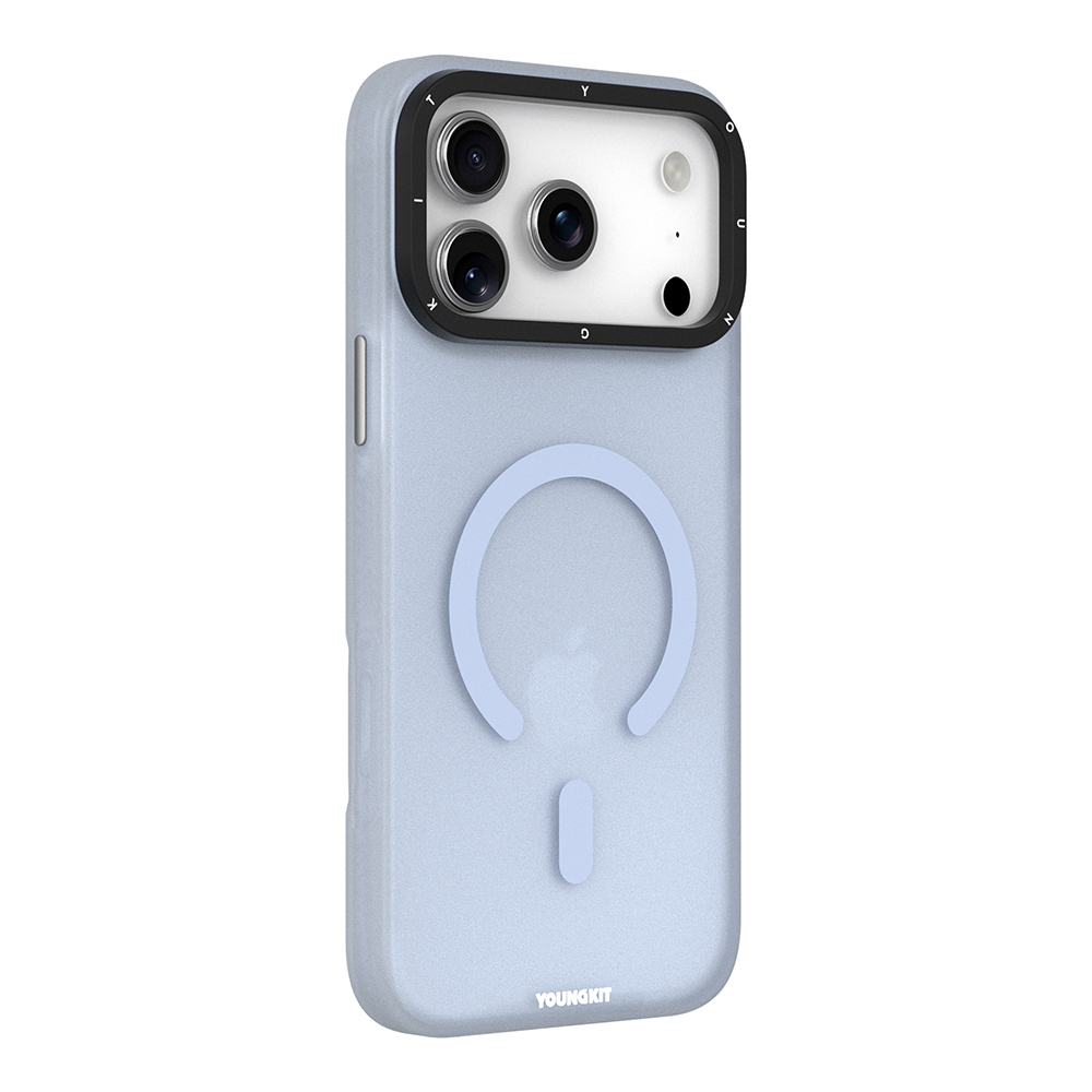 Apple iPhone 17 Pro Max Kılıf M-safe Şarj Özellikli Youngkit Hidden Sand Serisi Kapak - 9