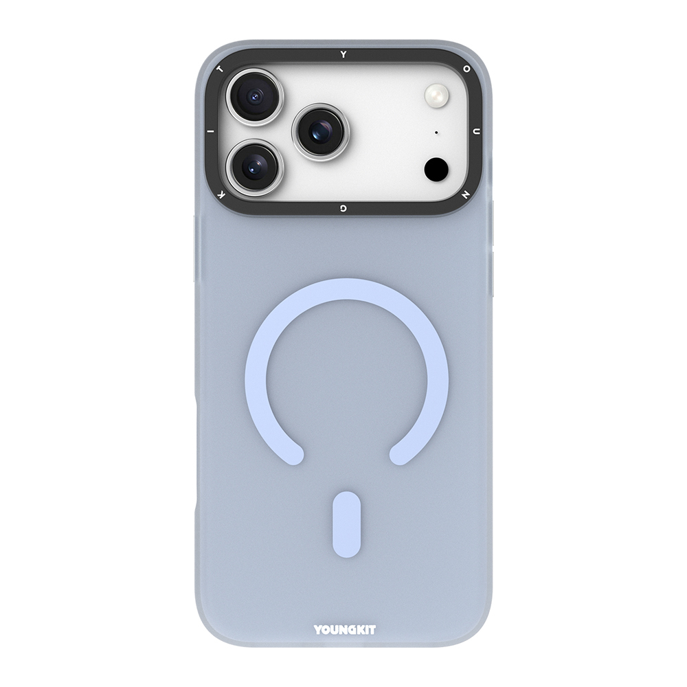 Apple iPhone 17 Pro Max Kılıf M-safe Şarj Özellikli Youngkit Hidden Sand Serisi Kapak - 4