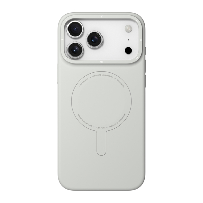 Apple iPhone 17 Pro Max Kılıf M-Safe Şarj Özellikli Youngkit Morandi Serisi Kapak Gri